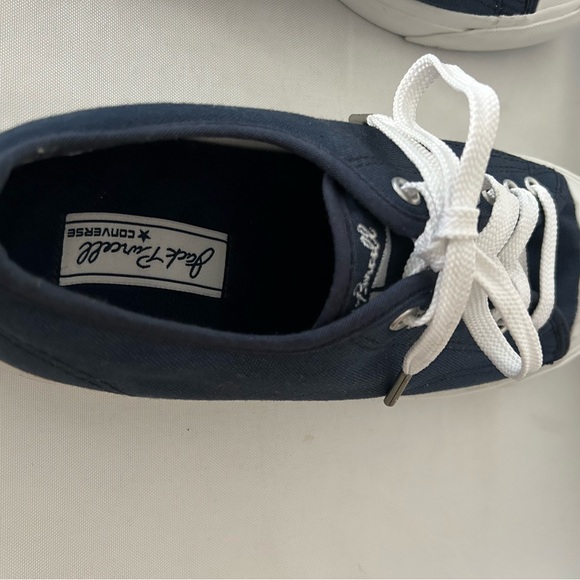 Converse Jack Purcell Navy low top sneakers UNISEX Men's 8.5/Women's 10 - Picture 6 of 12